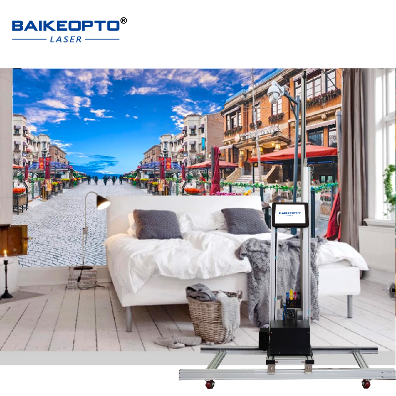 BK-GW12K Ai Smart High Resolution 3D UV Inkjet Wall Printer Efficient Wall Printing Machine