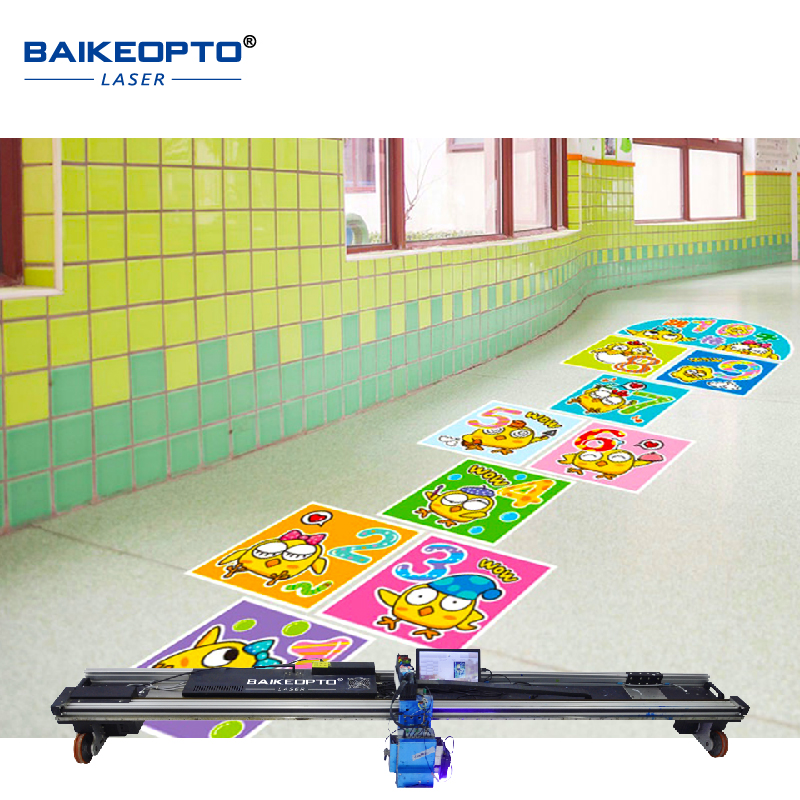 BK-GW64F Portable Floor Spraying Machine Industrial Print Nozzle 3D AI Intelligent Inkjet Ground Printer