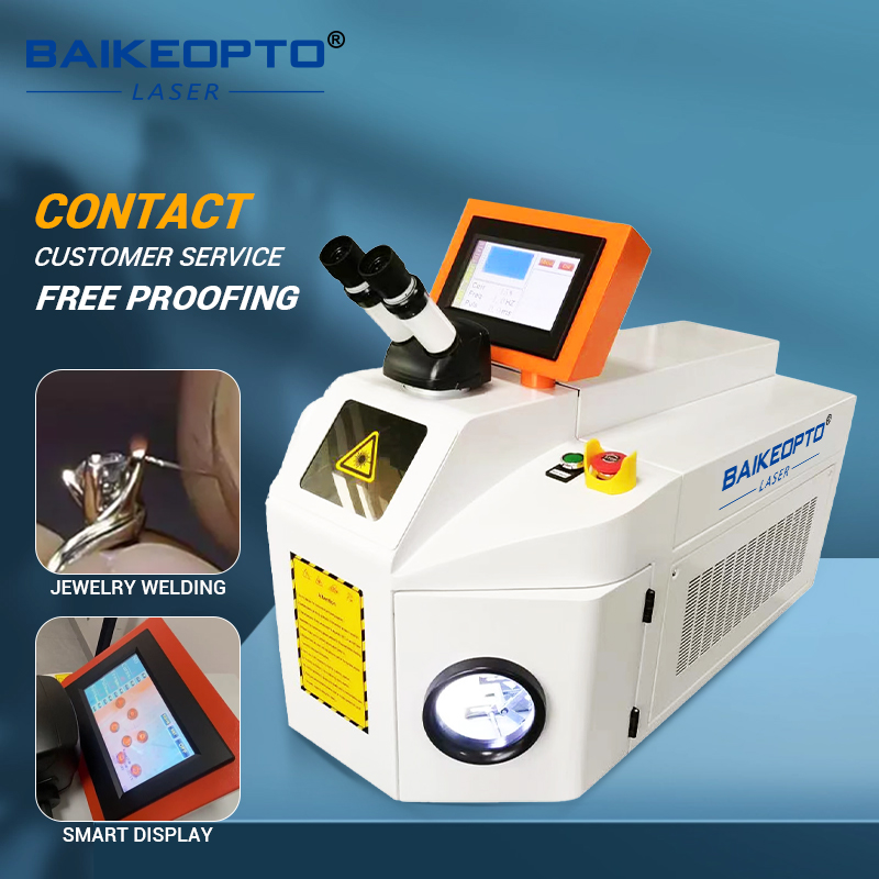 BK-JW100A 100W Desktop User-friendly YAG Laser Jewellery Welding Machine for Goldsmith