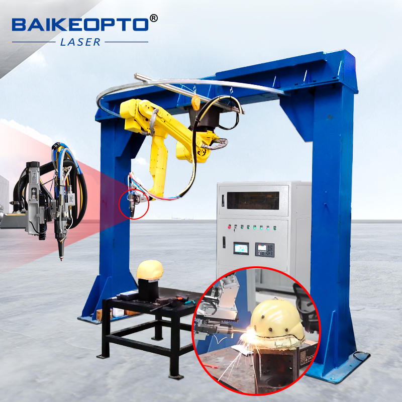 1500W Industrial 3D Robotic Arm Laser Cutting Machine for Helmet