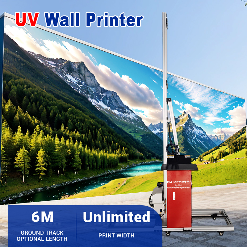 BK-UP200H Vertical Inkjet Wall Printing Machine Innovative Wall Printing Technology for Artists 3D UV Wall Printer Machine