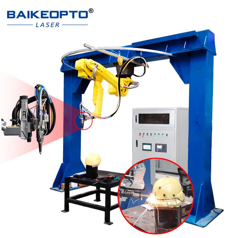 1500W Industrial 3D Robotic Arm Laser Cutting Machine for Helmet