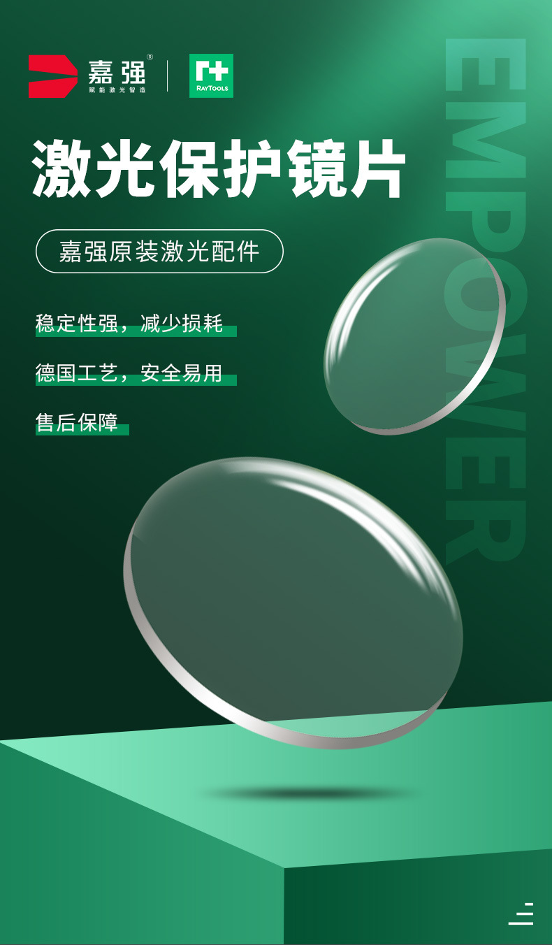 Cutting head Protective Lens
