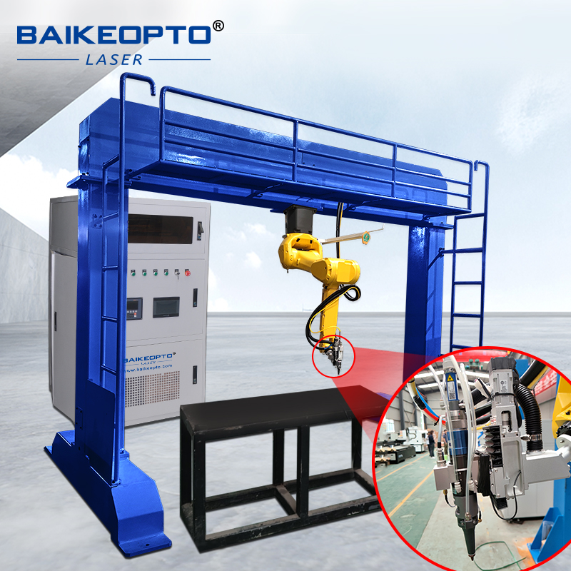 1500W High Precision 3D Laser Cutting Robot Arm Machine Flexible for Complex Geometries 