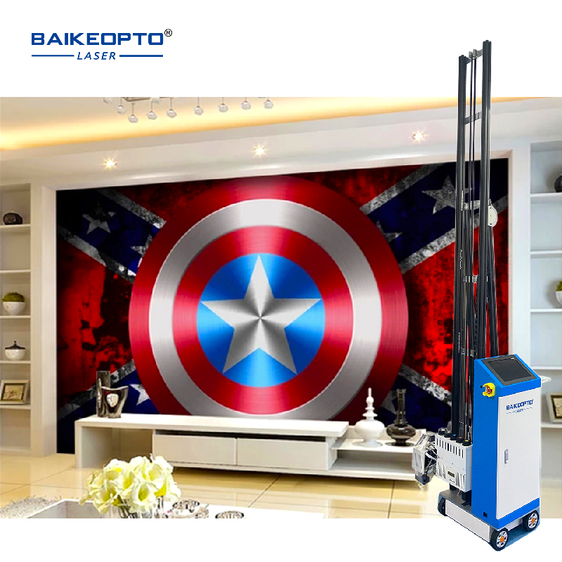 BK-UP200R Wheel Wall Printer for Clear Images Durable Wall Print Equipment 3D UV Inkjet Printer Machine