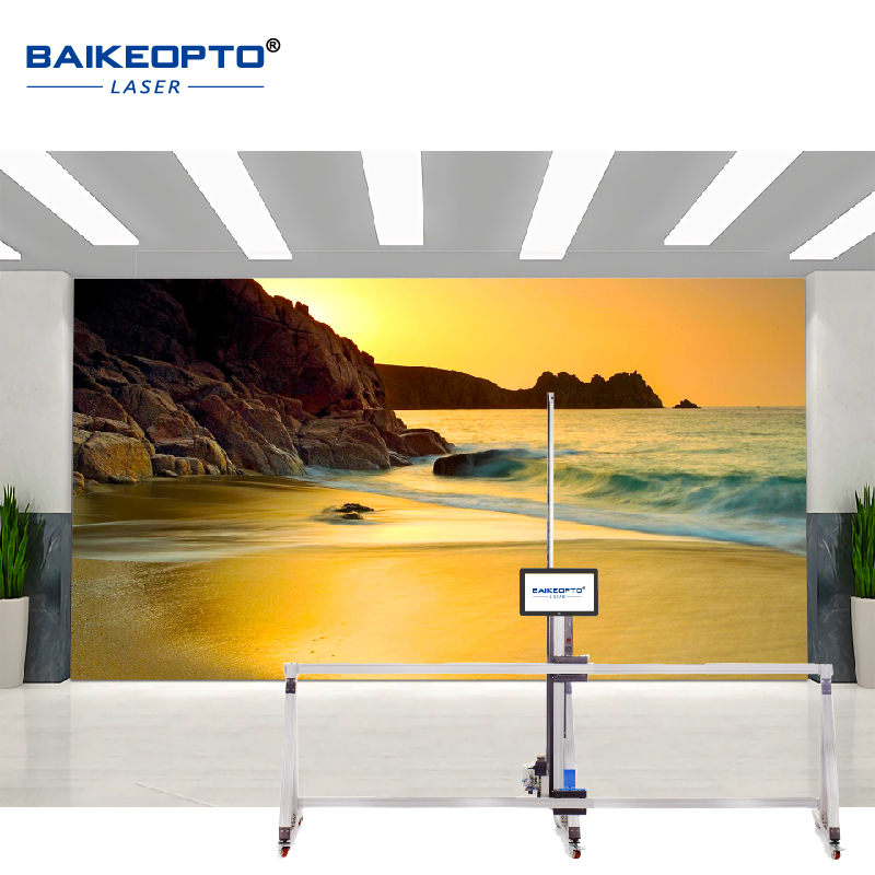 BK-GW32T AI Intelligent 2 in 1 Wall and Floor Printer Speedy Wall and Ground Art Printer 3D Inkjet Printing Machine