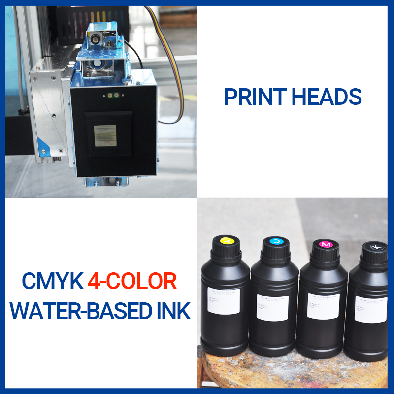 BK-TW32A AI Intelligent Wall and Floor Printer with Mechanical Arm CMYK Ink Automatic Painting AI 3D Printer