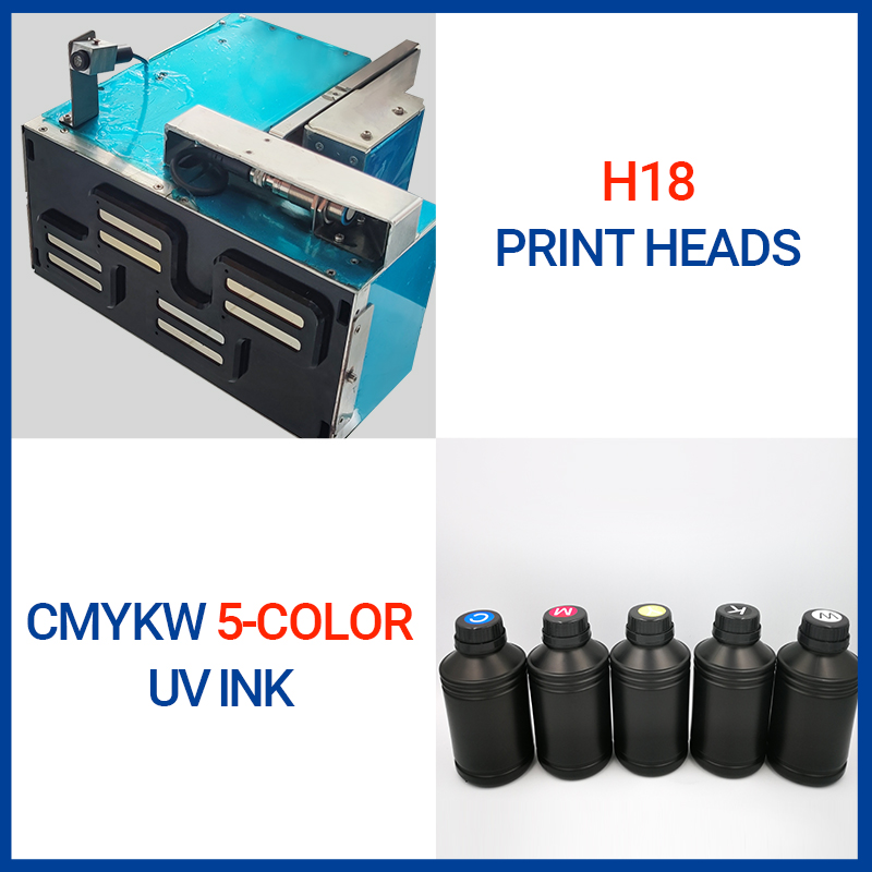 BK-UV256T AI Intelligent Portable Wall and Floor Printer CMYKW UV Ink Automatic Wide image Painting Device