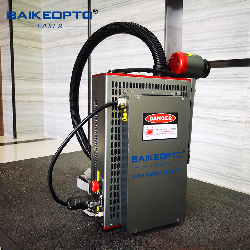 BK-FLC100SC Max 100W Backpack Pulse Laser Cleaners Portable Pulsed Laser Cleaning Devices