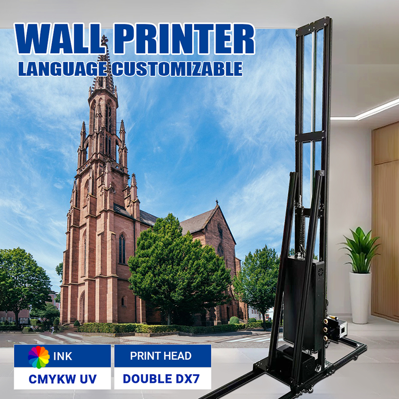 BK-UP1400WX Versatile Inkjet Wall Printer for Indoor and Outdoor Use Eco-Friendly Inkjet Wall Printing Machine with Fast Drying Time