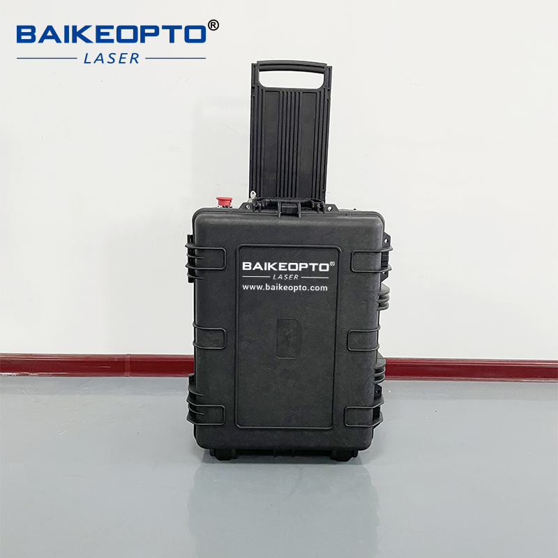 BK-FLC100SL Portable 100W Industrial Pulsed Laser Cleaning Machine for Metal Rust Oil Painting 
