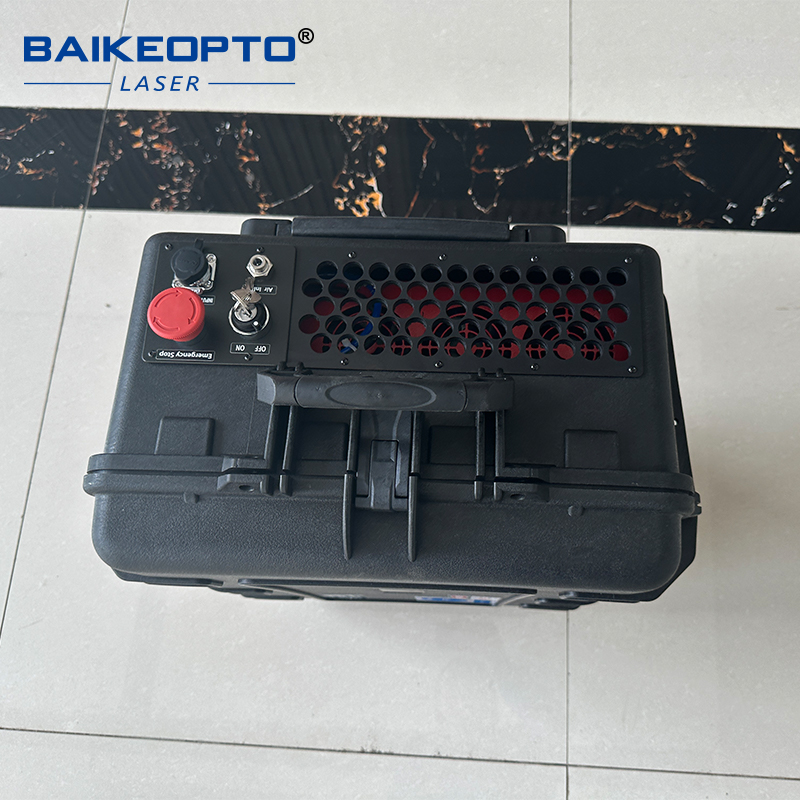 BK-FLC100SL Portable 100W Industrial Pulsed Laser Cleaning Machine for Metal Rust Oil Painting 