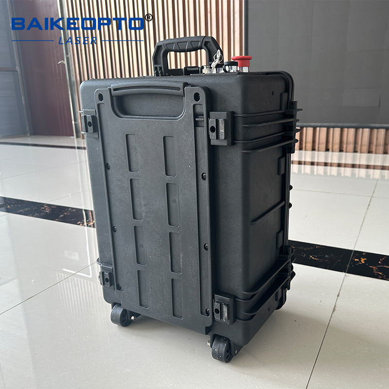 BK-FLC100SL Portable 100W Industrial Pulsed Laser Cleaning Machine for Metal Rust Oil Painting 