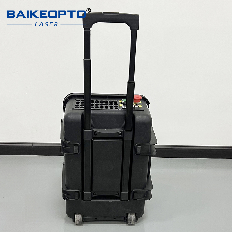 BK-FLC200SX Fast & Efficient Suitcase 200W Industrial Pulsed Laser Cleaning Machine for Metal Rust Oil Painting 