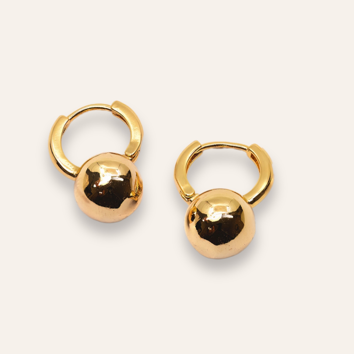 AURUME Gold Ball Earrings