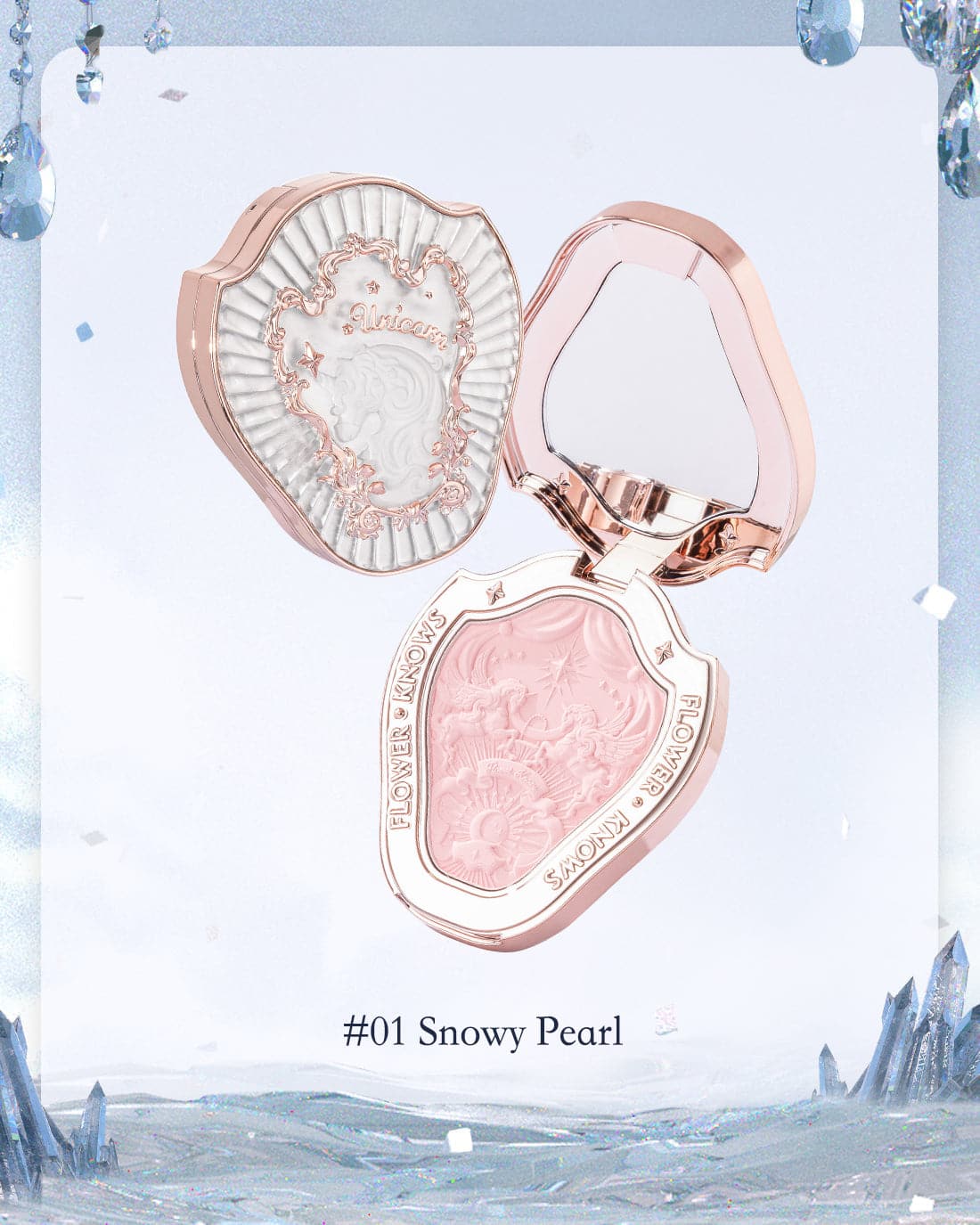 Flower KnowsUnicorn Series Embossed Blush