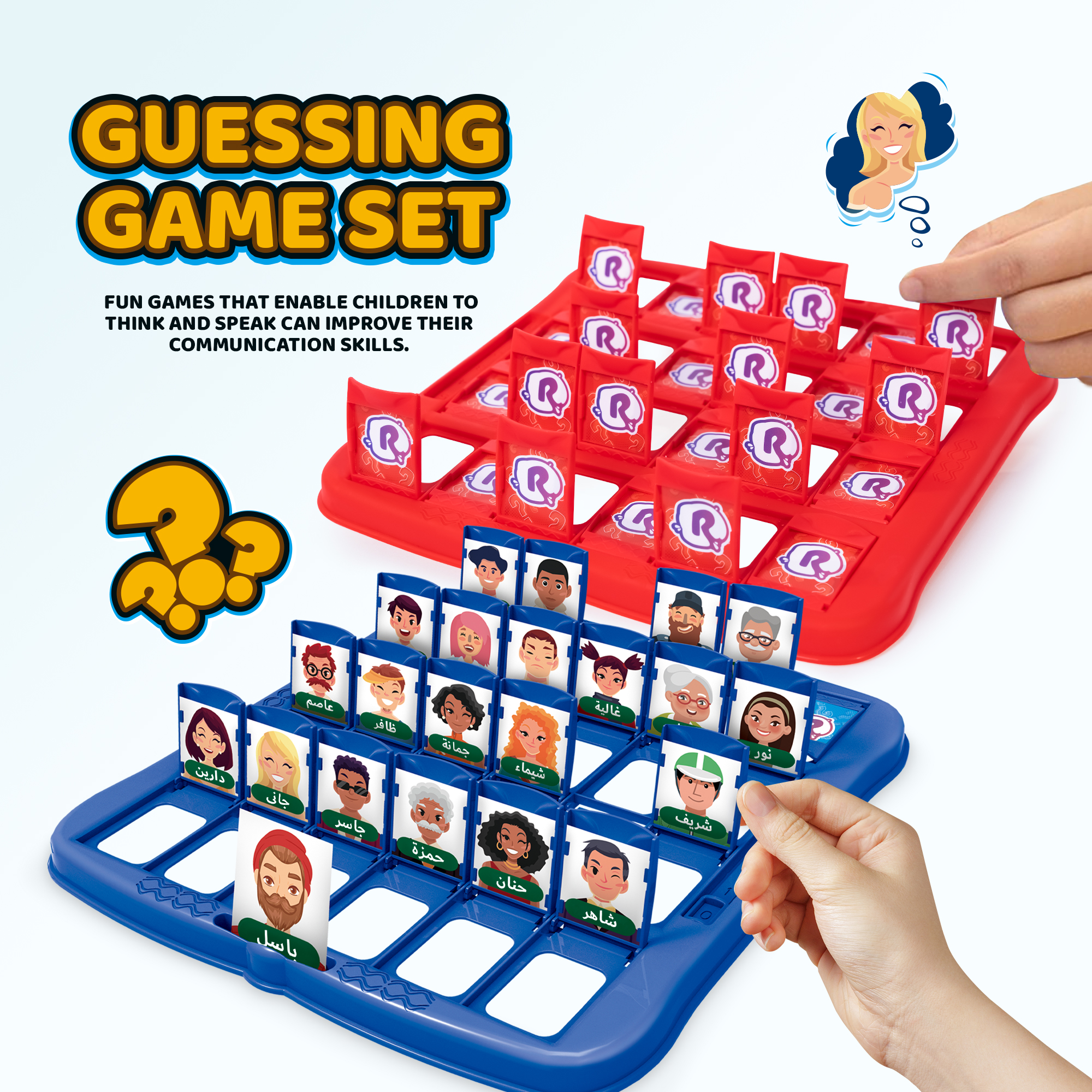 "Who Is It?" Guessing Board Game