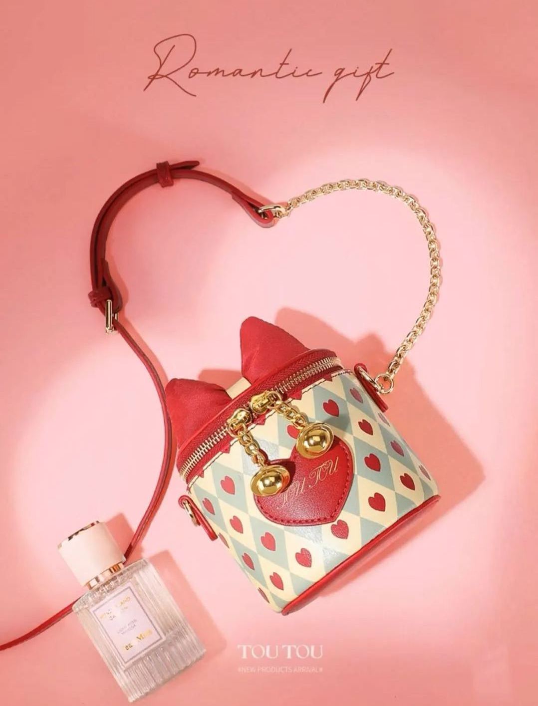 [Pre-Order] TOUTOU Mini Heart Chain Bag