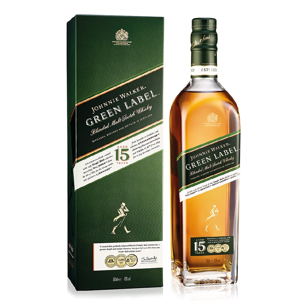 Johnnie Walker Green Label 15Y 700ml 