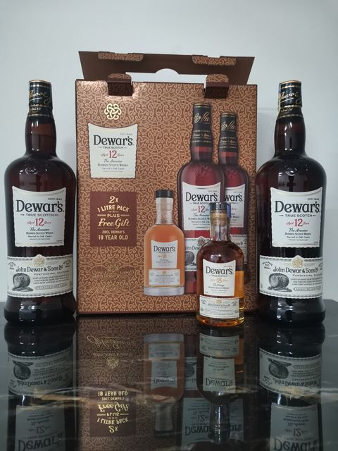 Dewar's 12Y Twin Pack (Free Dewar's 18Y 200ml)