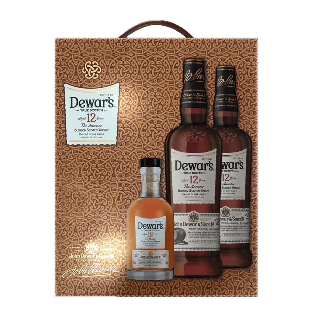 Dewar's 12Y Twin Pack (Free Dewar's 18Y 200ml)