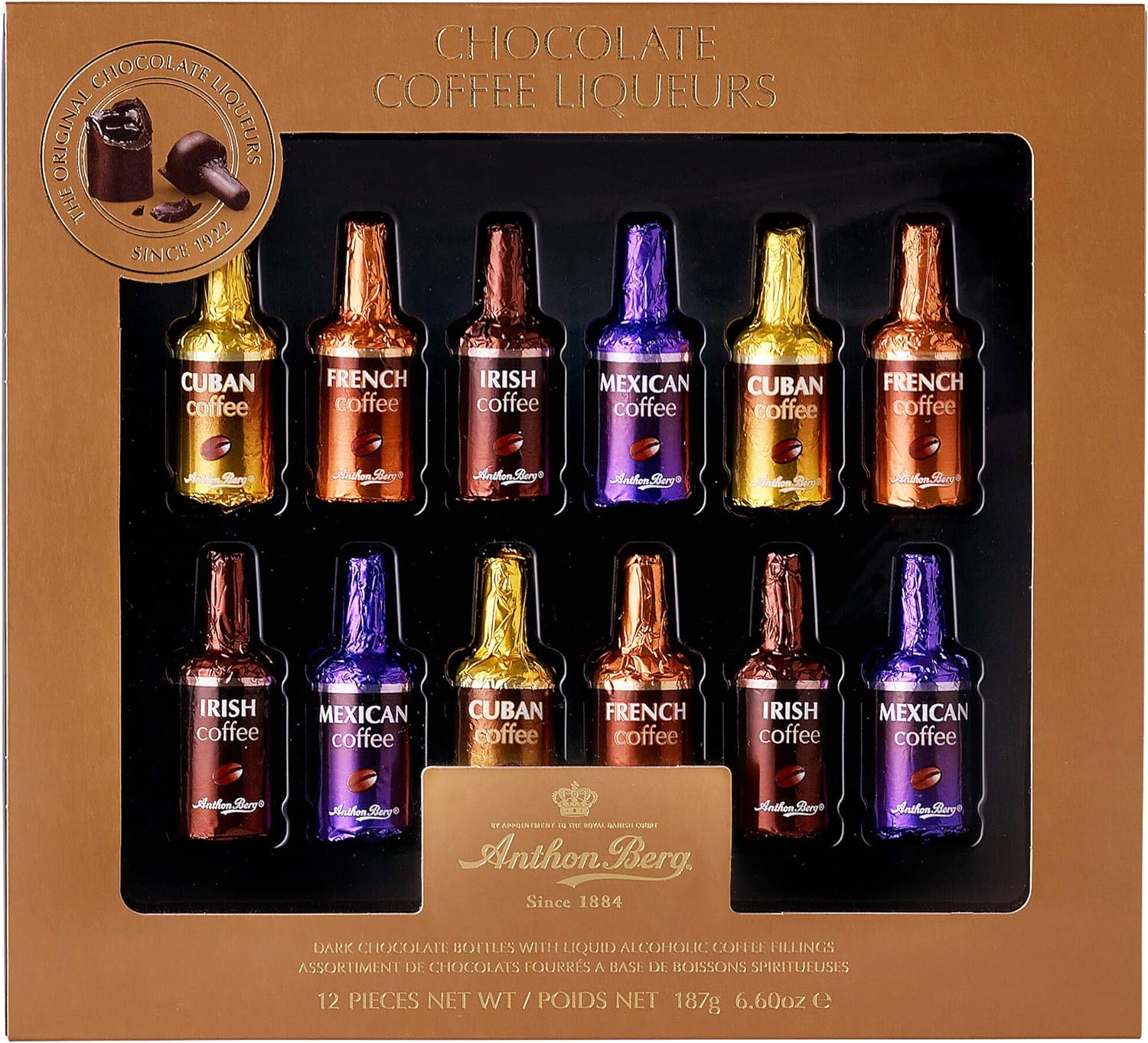  ANTHON BERG COFFEE LIQUEUR GIFT BOX 