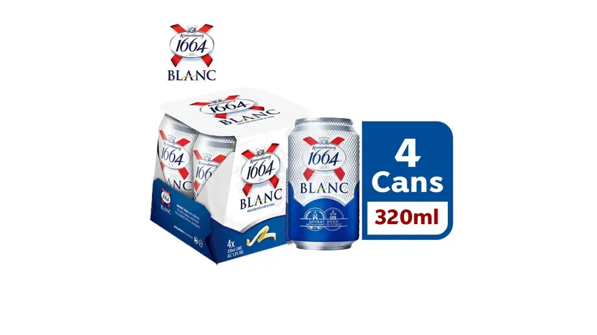 Kronenbourg 1664 Blanc Beer Can 320ml