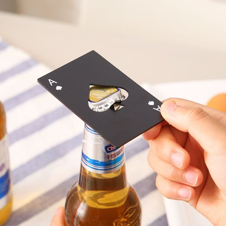 Ace of Spades Credit Card Bottle Opener