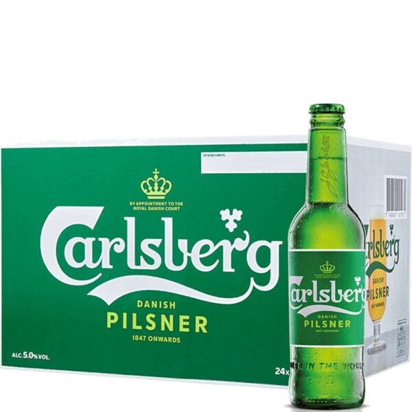 Carlsberg Green Lager Bottle 640ml 