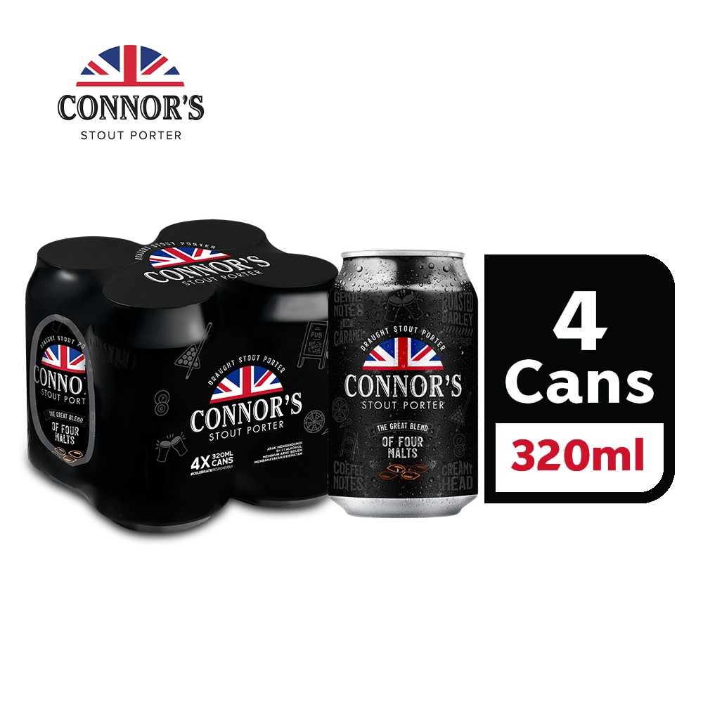 Connor's Stout Porter Can 320ml