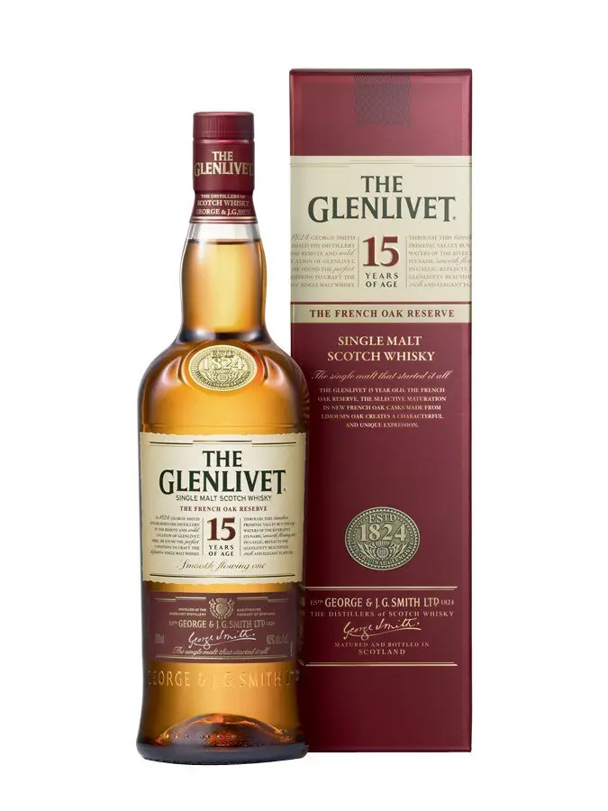 Glenlivet French Oak Reserve Single Malt Scotch Whisky 15 Year Old