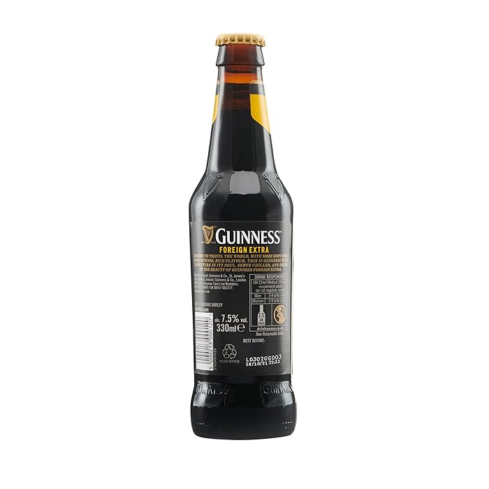 Guinness 6.8% Foreign Extra Stout Bottle 330ml 