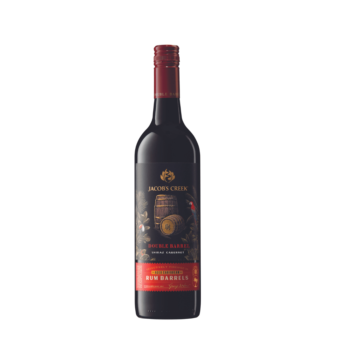 Jacob's Creek 'Double Barrel - Caribbean Rum Finish' Shiraz-Cabernet 2021 (Limited Edition) 75cl 