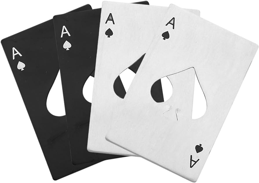 Ace of Spades Credit Card Bottle Opener
