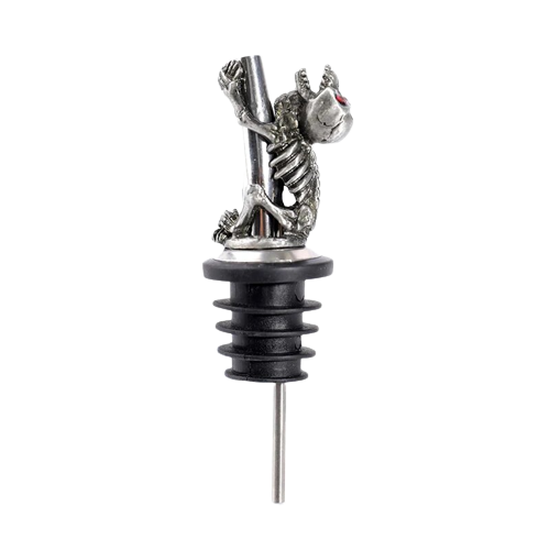 Zinc Alloy Wine Aerator Pourer Skull Wine Bottle Stopper 