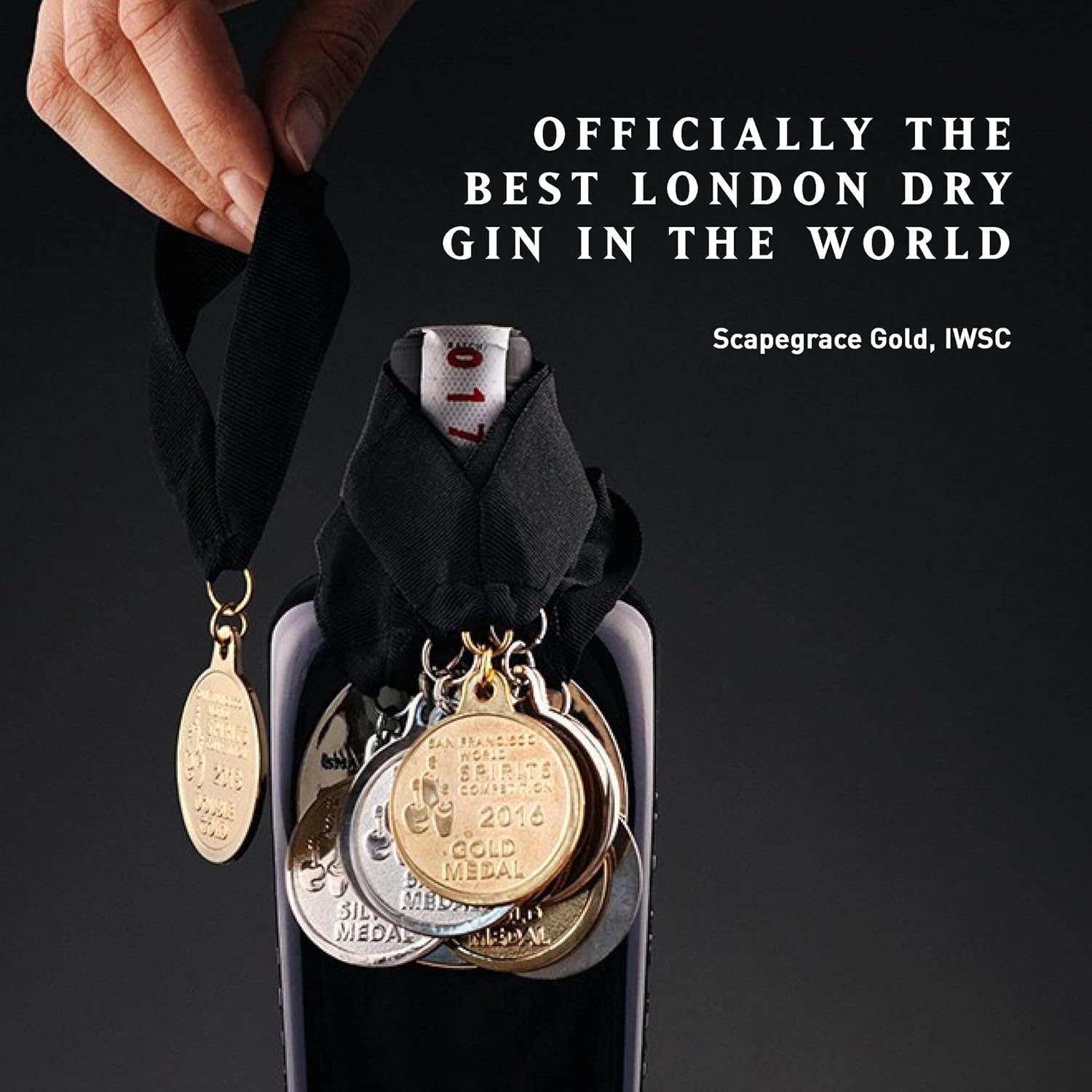 ScapeGrace Gold Premium Dry Gin 70cl 