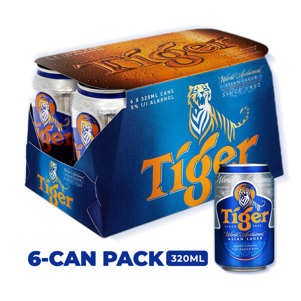Tiger Beer Can 320ml