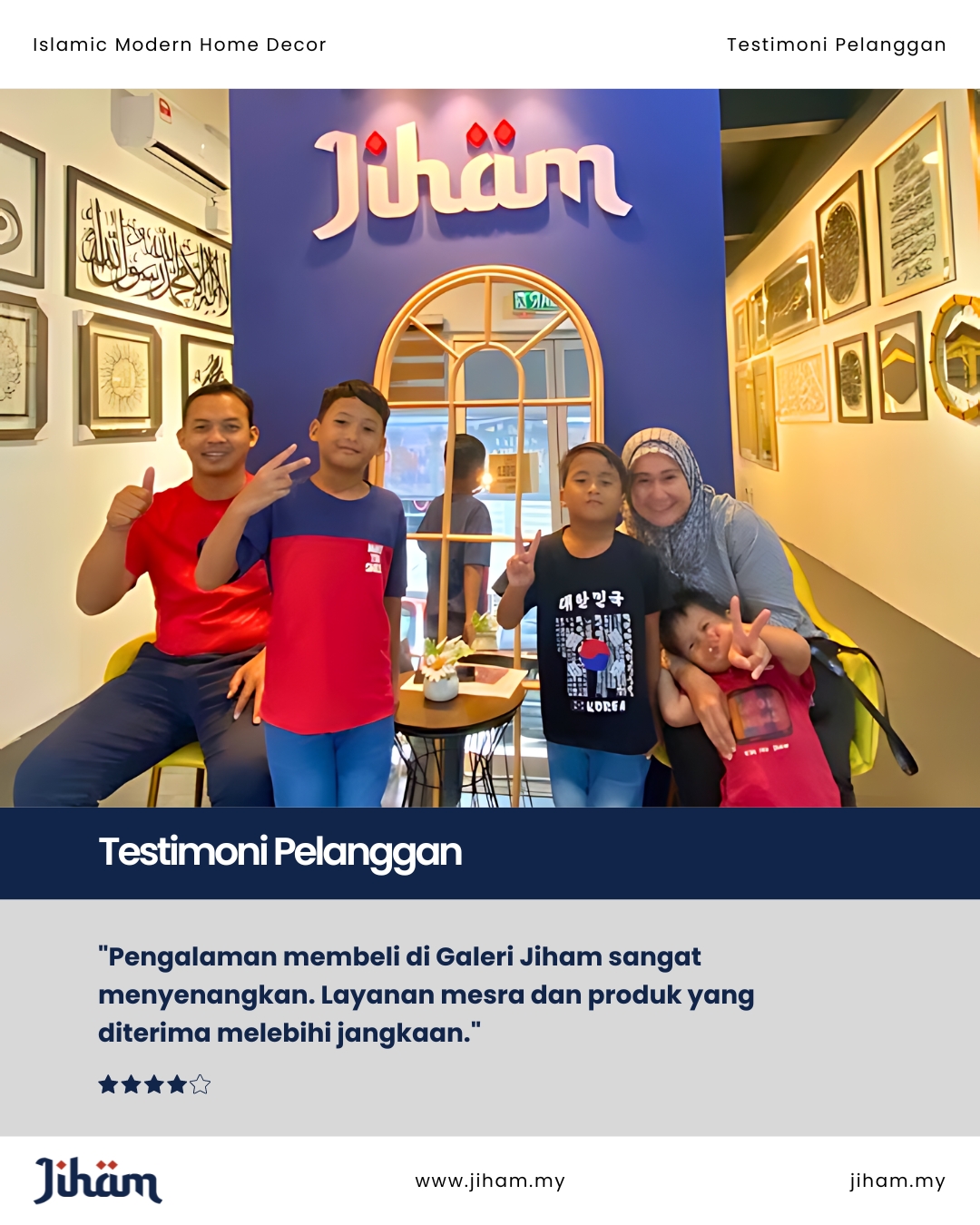 Kaligrafi Hiasan Dinding: Seni yang Menghidupkan Ruang, Menenangkan Jiwa-Jiham Creatives Sdn. Bhd (1499060W)