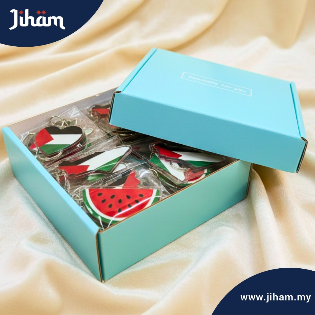 JIHAM Keychain Gaza Pack – Solidarity Edition
