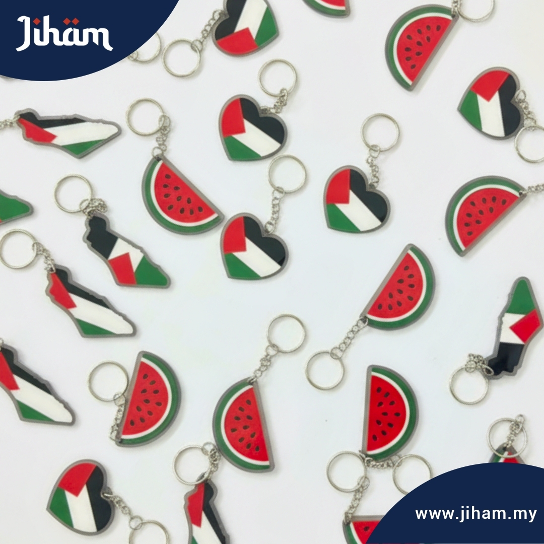 JIHAM Keychain Gaza Pack – Solidarity Edition