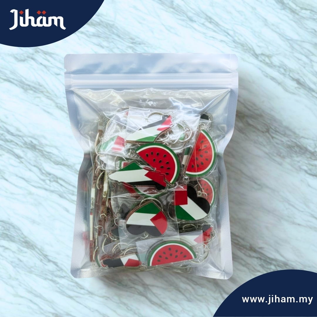 JIHAM Keychain Gaza Pack – Solidarity Edition