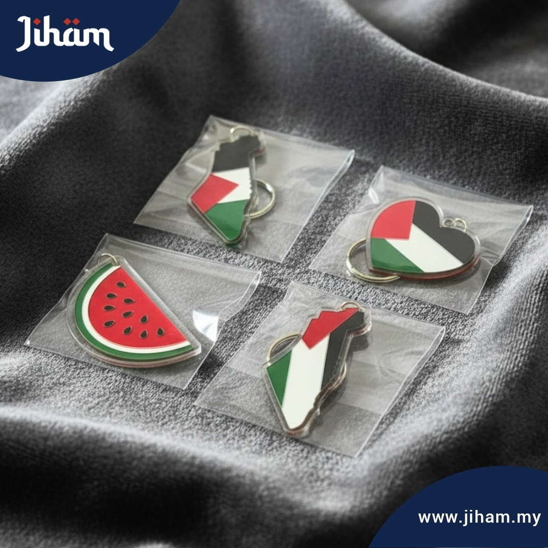 JIHAM Keychain Gaza Pack – Solidarity Edition