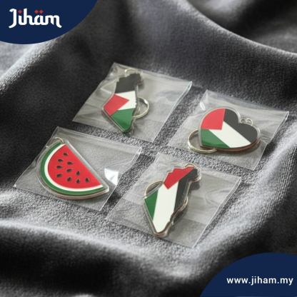 JIHAM Keychain Gaza Pack – Solidarity Edition