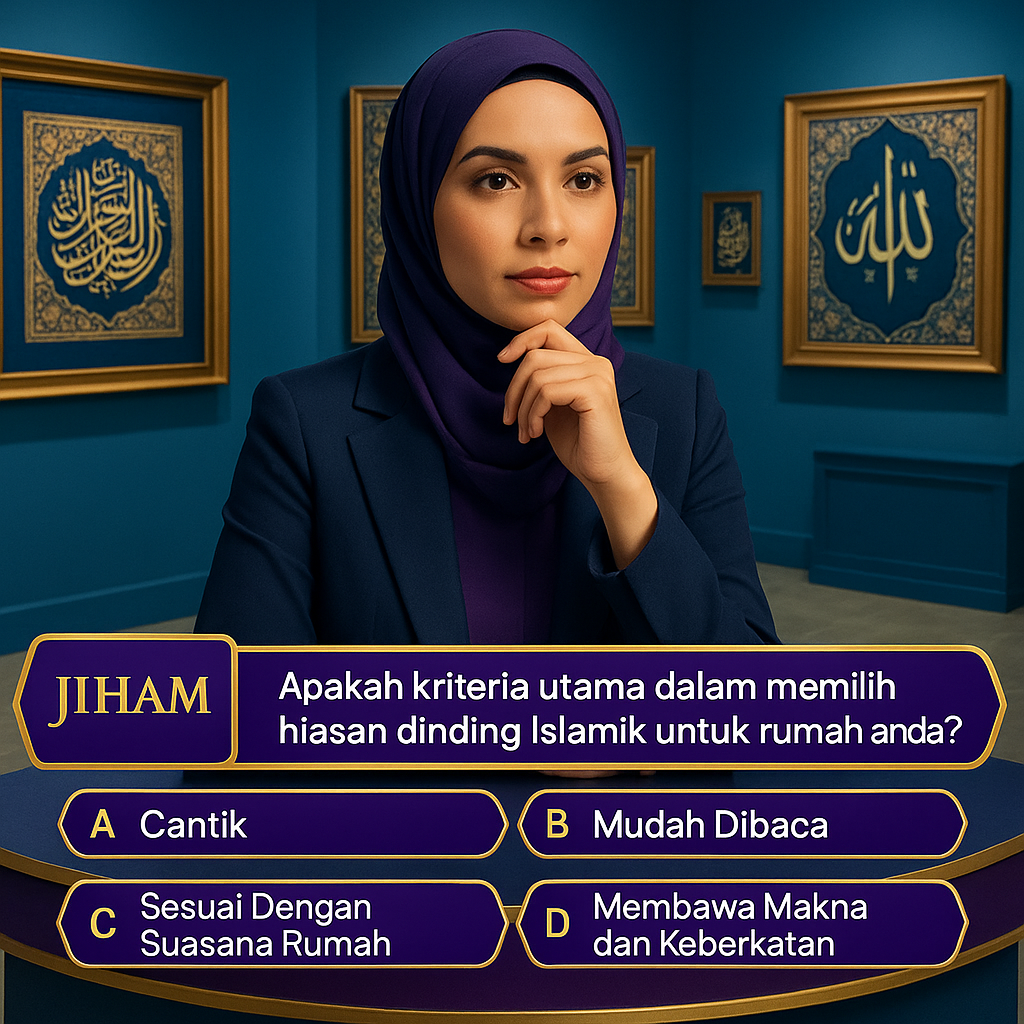 Empat Kriteria Penting Memilih Hiasan Dinding Islamik untuk Rumah Anda-Jiham Creatives Sdn. Bhd (1499060W)