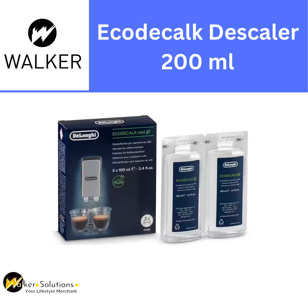 Delonghi EcoDecalk Coffee Machine Descaler 200ml - Cleaning Solutions