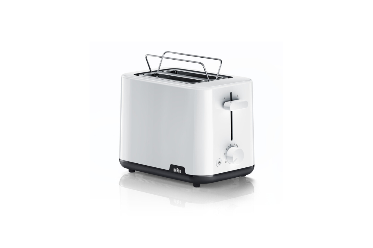 Braun Breakfast1 Toaster in White - Toasters - Breakfast HT1010WH