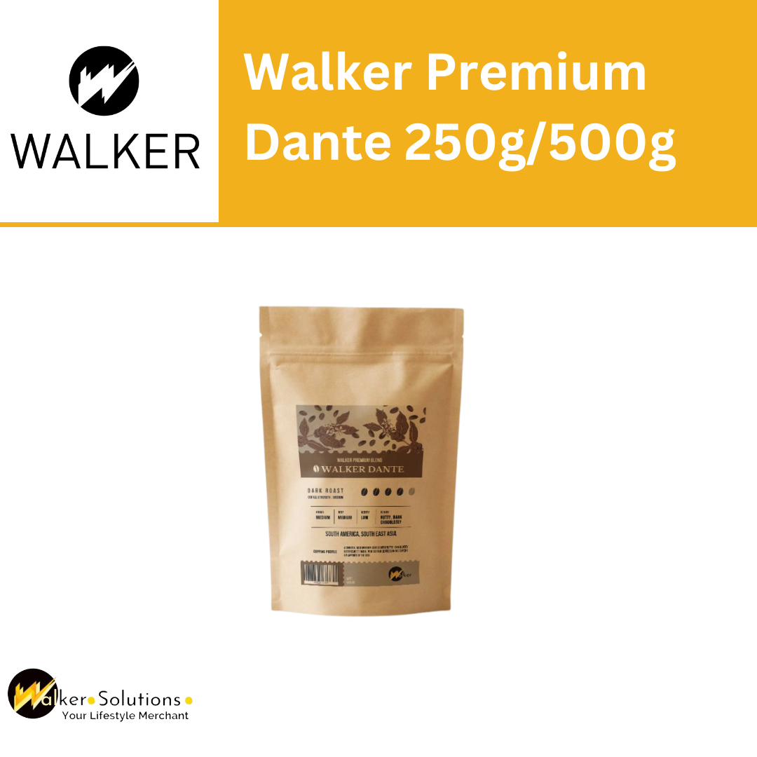 Walker Premium Blend Dante Coffee Beans - 250g / 500g