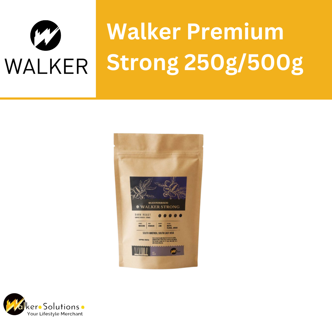 Walker Premium Blend Strong Coffee Beans - 250g / 500g