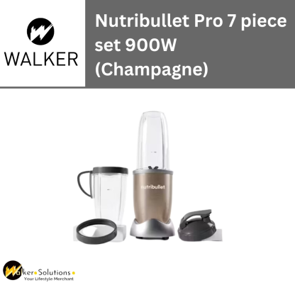 Nutribullet Pro 7 piece set 900W (Champagne) - NB907CP