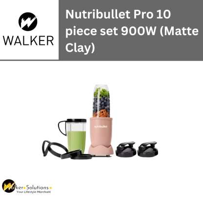 Nutribullet Pro 10 piece set 900W (Matte Clay) - NB910MACL